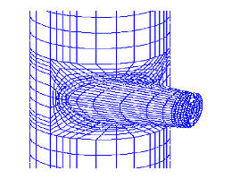 Lösungen für Industrieanlagen mit Finite Elemente Methode: ovalisierter Stutzen