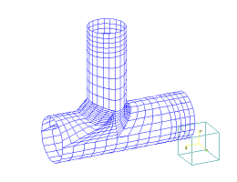 Lösungen für Industrieanlagen mit Finite Elemente Methode: Zwickel am T-Stück