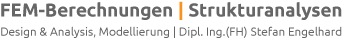 Firmenlogo FEM Berechnungen, FEM-Strukturanalysen, Design, Analysis, Modellierung von Dipl. Ing.(FH) Stefan Engelhard in Aschaffenburg